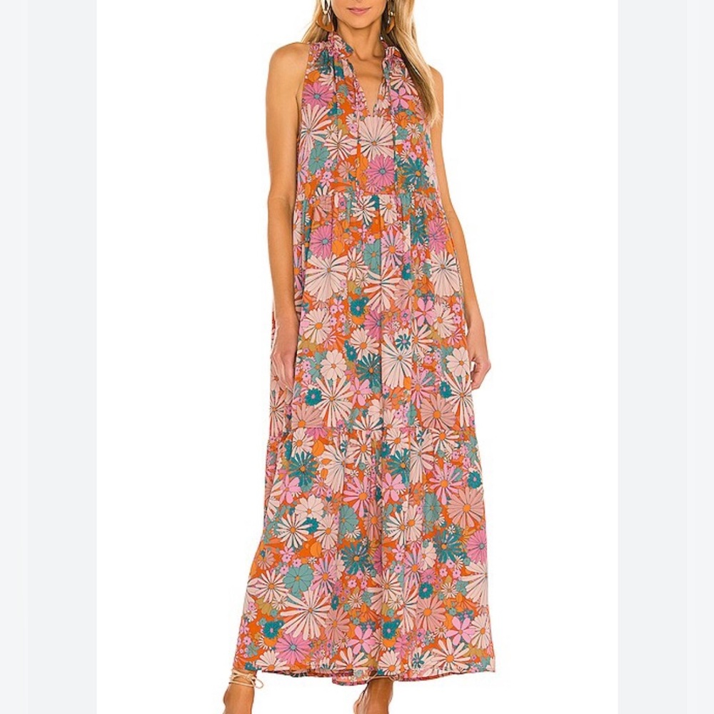 Bb Dakota by Steve Madden California Soul Print Halter Dress, Size Small